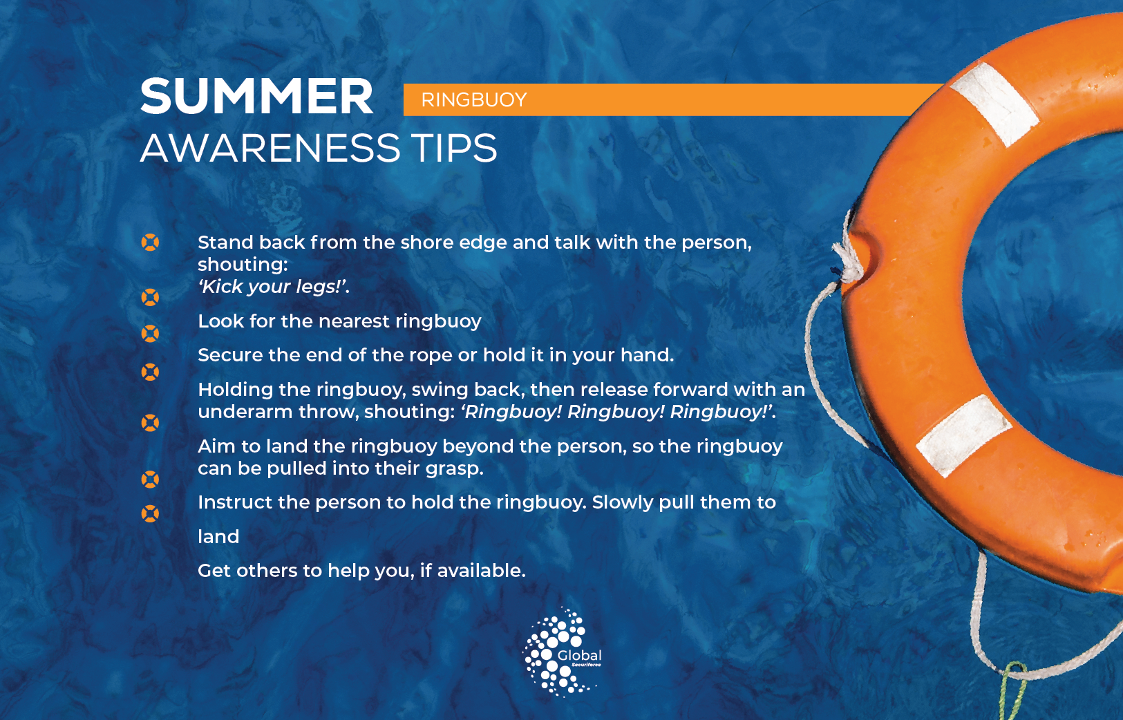 Summer Awareness Tips-Ringbuoy